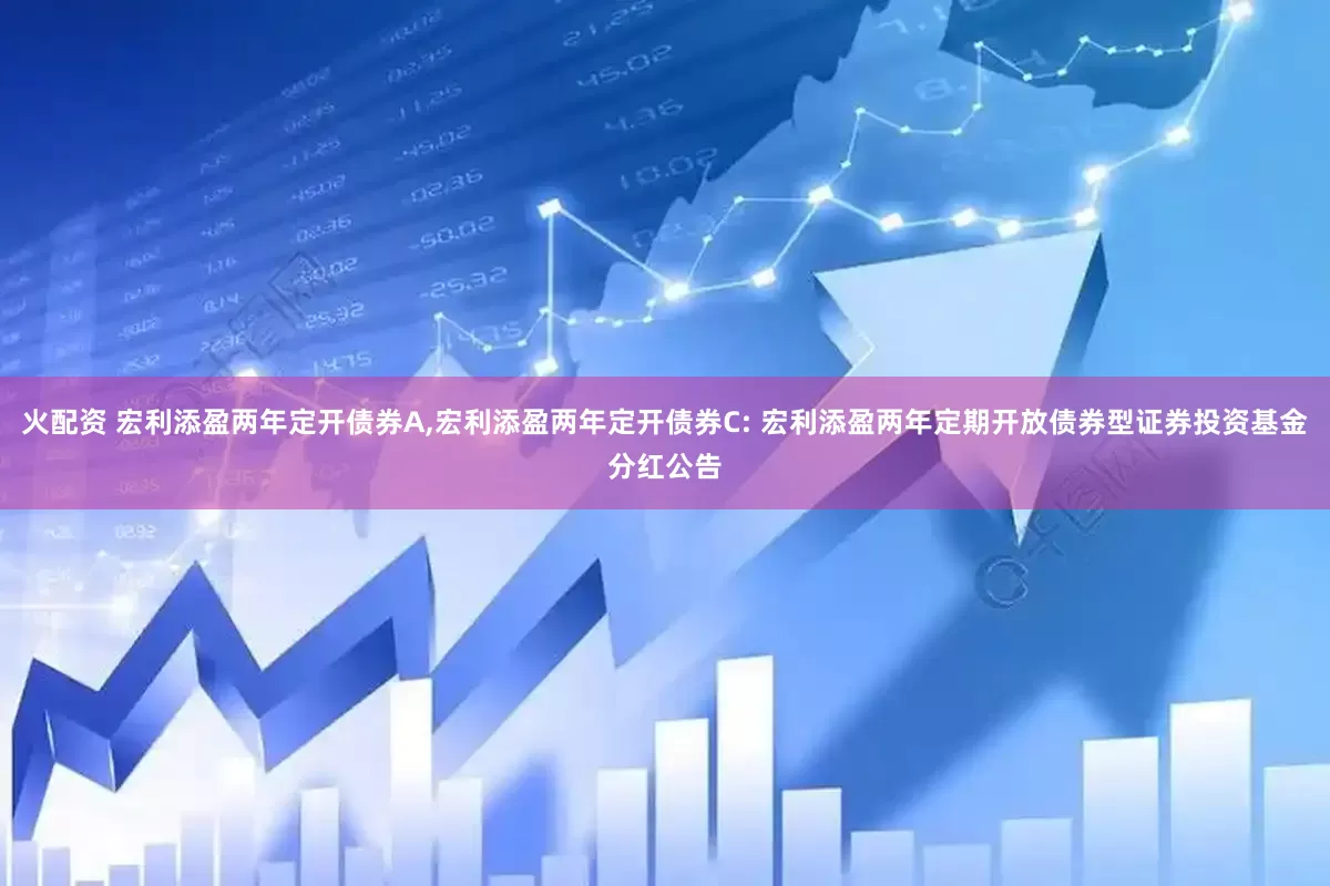 火配资 宏利添盈两年定开债券A,宏利添盈两年定开债券C: 宏利添盈两年定期开放债券型证券投资基金分红公告
